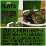 zucchini and almond flats